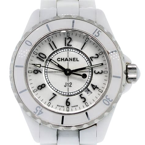 White Chanel women's watch